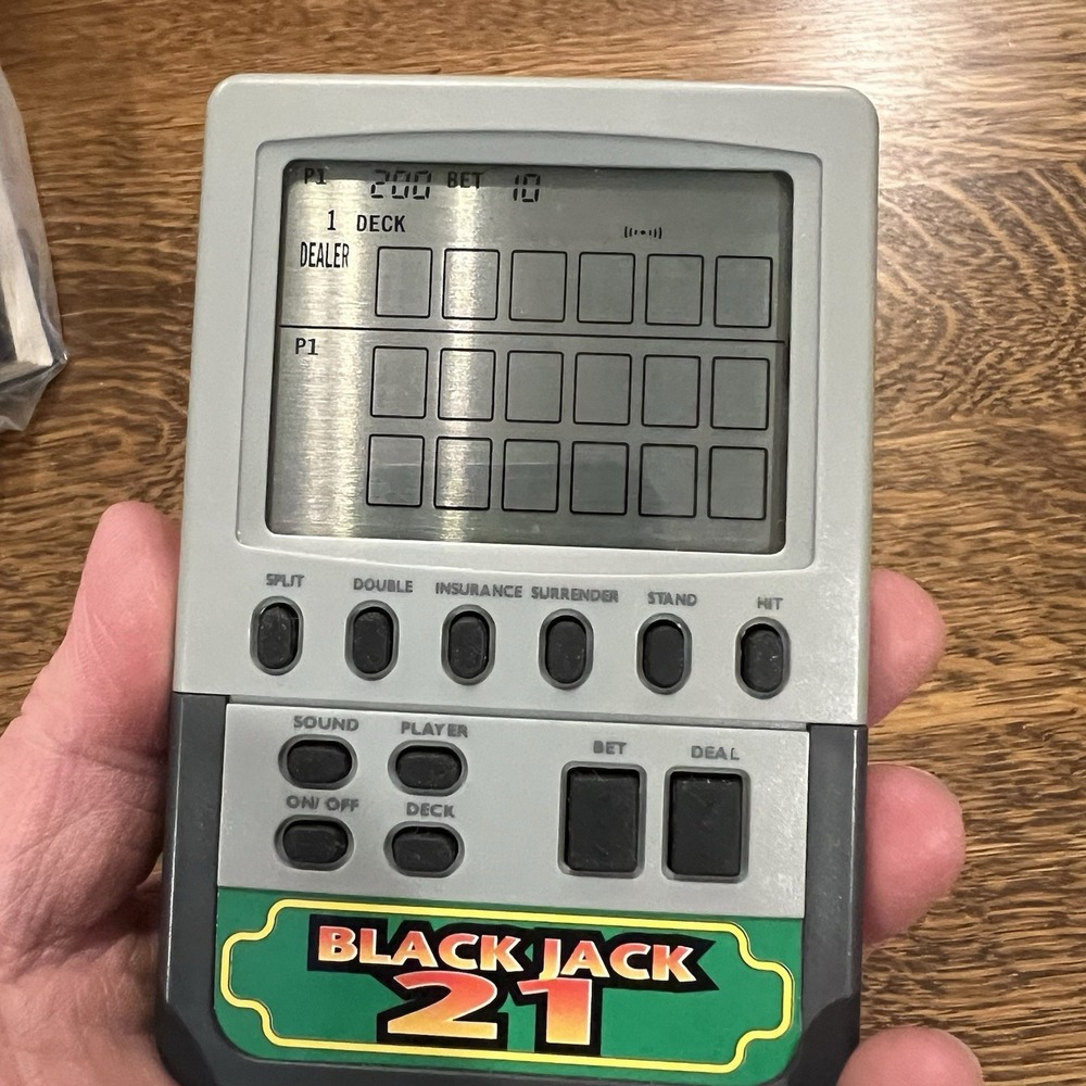 Vintage Radio Shack Two-Player Blackjack 60-2418 New Batteries Installed Works